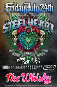 Steelheart - Rainbow Bar and Grill | Iconic Sunset Strip Restaurant & Rock Bar Steelheart