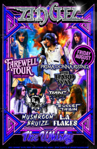 Angel, The Hard Way, RODG, Rusted Stone, Bullet Train, LA Flakes, Mushroom Bruize