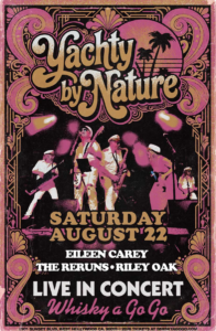 Yachty By Nature (America's Yacht Rock Band), Eileen Carey , The Reruns (80's Tribute), Riley Oak, Andrea Sabesin & Greg Johnson