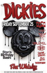 The Dickies VFMS Chemical Control Unlevel Seven40Seven Something Outrageous Pink Lemon Decent Times - Rainbow Bar and Grill | Iconic Sunset Strip Restaurant & Rock Bar The Dickies VFMS Chemical Control Unlevel Seven40Seven Something Outrageous Pink Lemon Decent Times